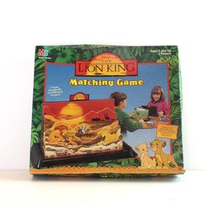Vintage Lion King Matching Game by Milton Bradley 1990s